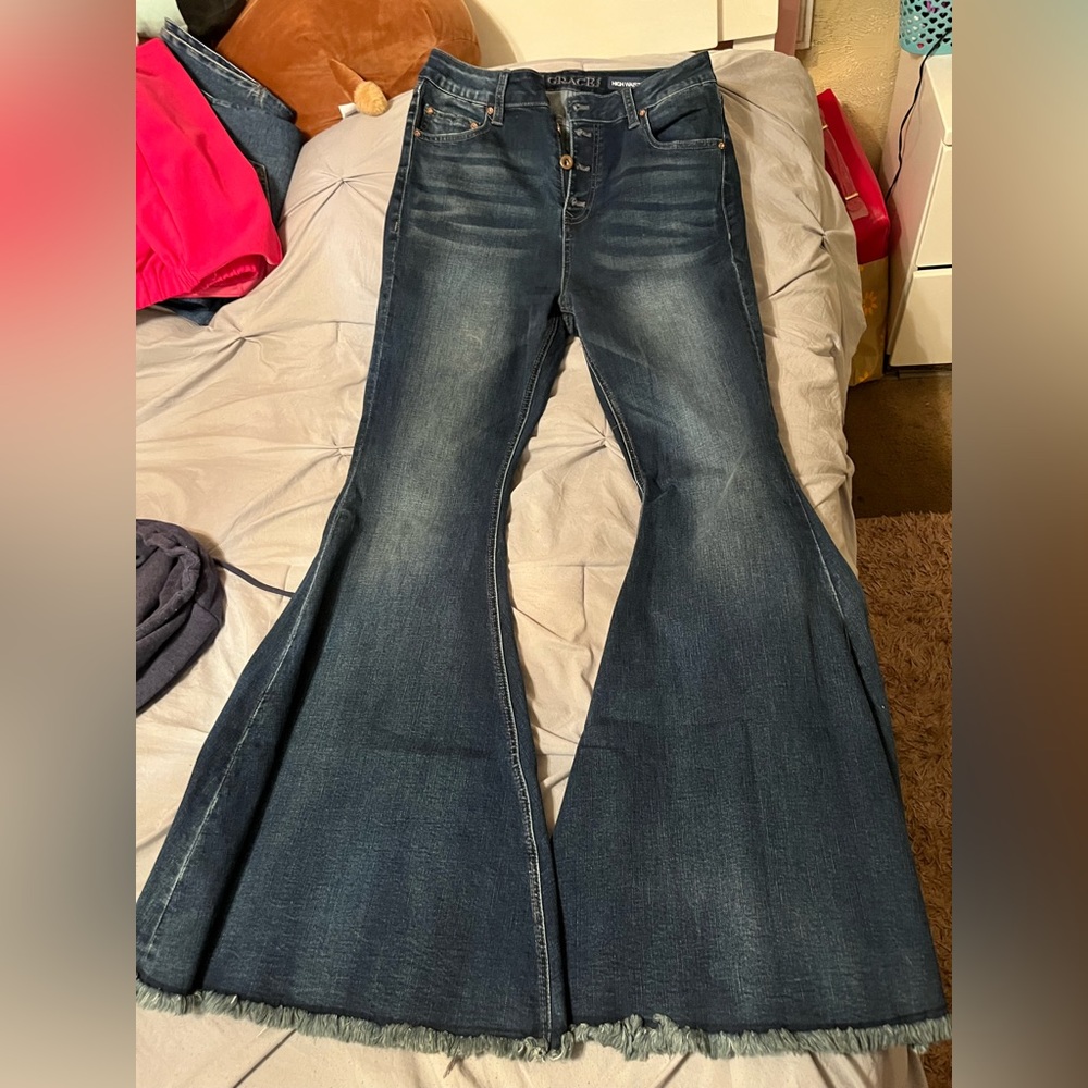 Bell bottoms jeans